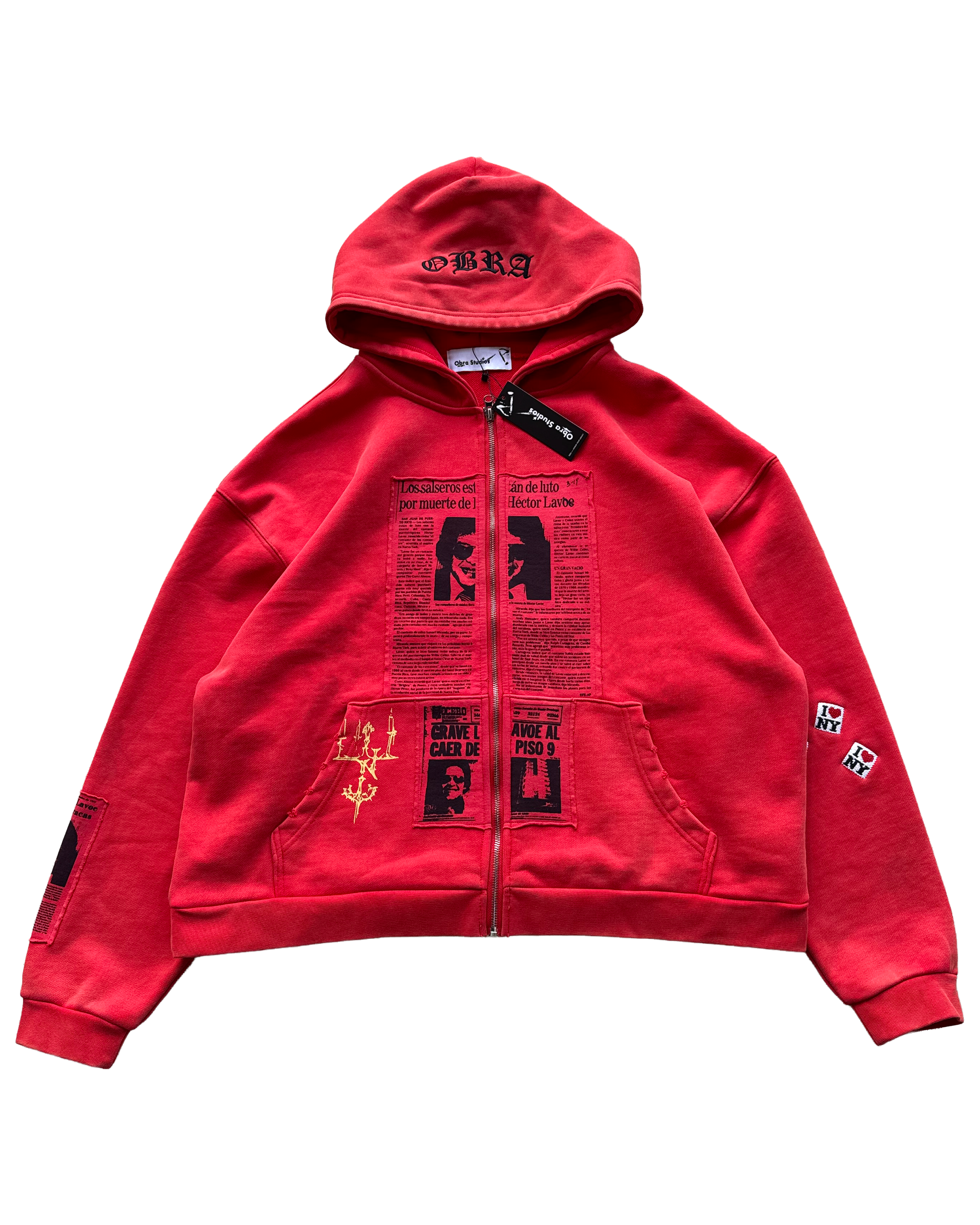 PERIÓDICO DE AYER ZIP-UP – Obra Studios PERIÓDICO DE AYER ZIP-UP – Obra Studios